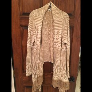 2/$20 SALESonoma Cardigan Sweater with fringe EUC